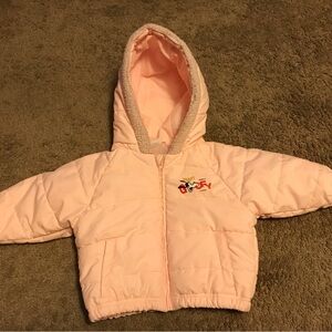 RARE adidas Bomber Goofy Disney Jacket Winter Hoody  Kid 24M